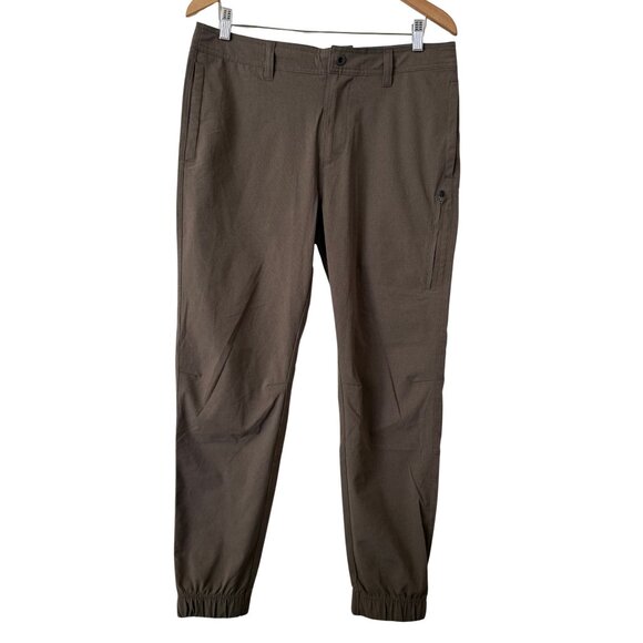 Women's  Prana Tapered Jogger Pants in Tan/Brown - 32 - Picture 1 of 8
